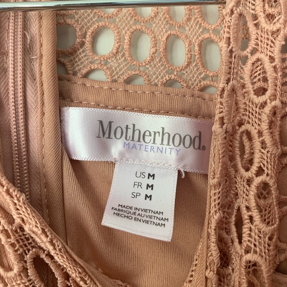SOLD Motherhood Maternity Blush Pink Dress - Picture 8 of 8
